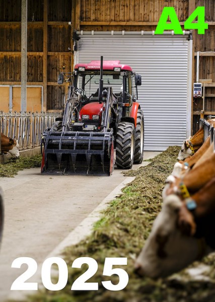 Zetor Traktoren Kalender 2025 A4, Hochformat